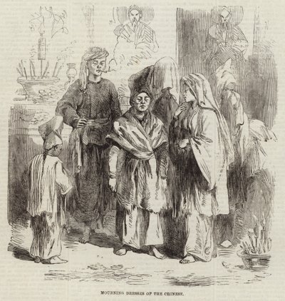 Mourning Dresses of the Chinese by English School