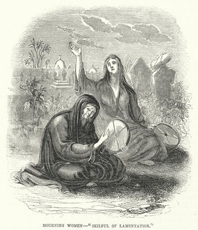 Mourning Women, Skilful of Lamentation by English School
