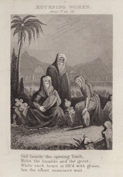 Mourning Women, Amos V, ver 16 by English School