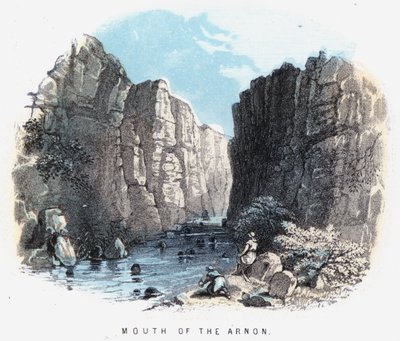 Mouth of the Arnon by English School