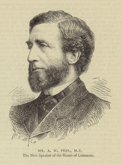 Mr A W Peel, MP by English School