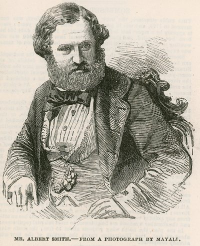 Mr. Albert Smith - from a Photograph by Mayali by English School