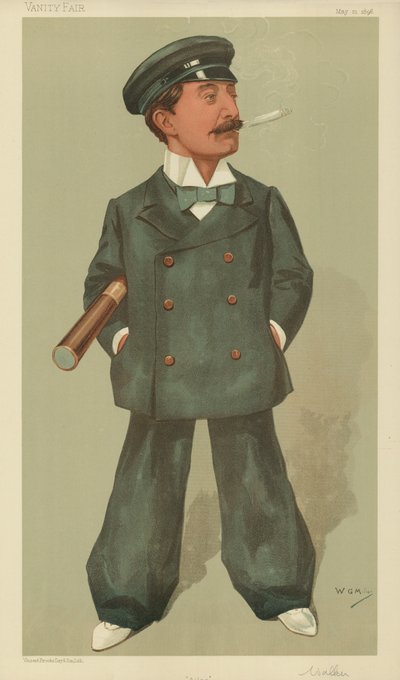 Mr. Andrew Barclay Walker, Ailsa, 21 May 1896, Vanity Fair Cartoon by English School
