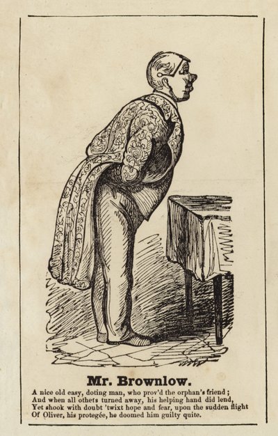 Mr Brownlow from Oliver Twist by English School