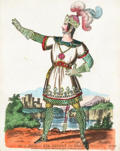 Mr C Hill as Sir Rupert the Fear Nought by English School