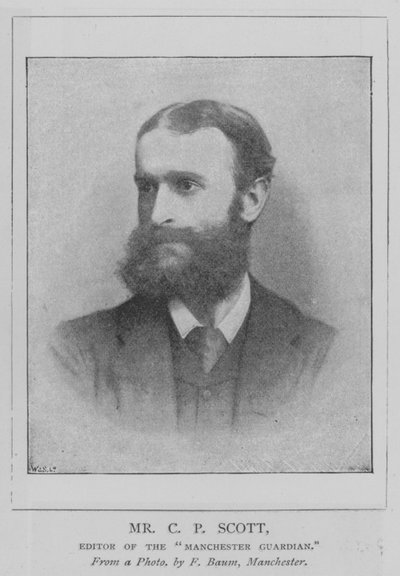 Mr C P Scott, Editor of the 