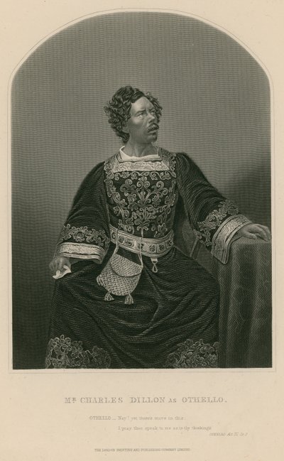 Mr Charles Dillon as Othello by English School