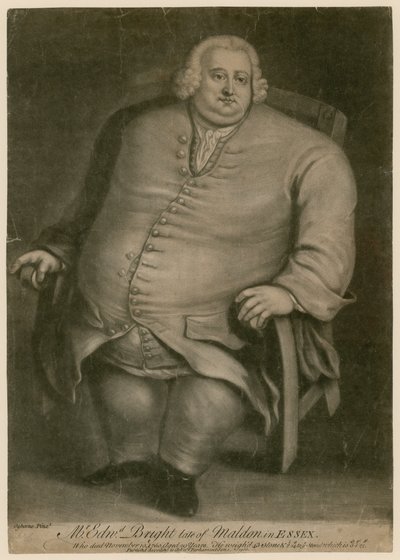 Mr Edward Bright, late of Maldon, Essex, who died 10 November 1750, aged 29 by English School