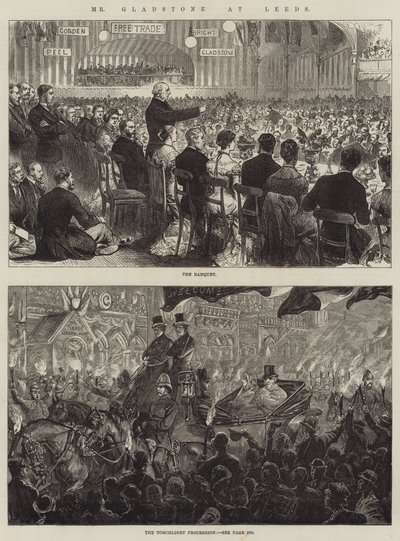 Mr Gladstone at Leeds by English School