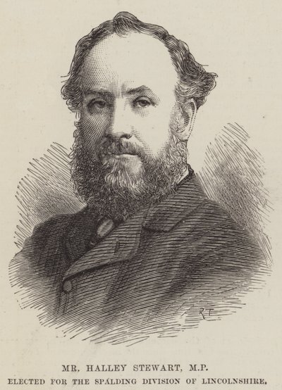 Mr Halley Stewart, MP, elected for the Spalding Division of Lincolnshire by English School