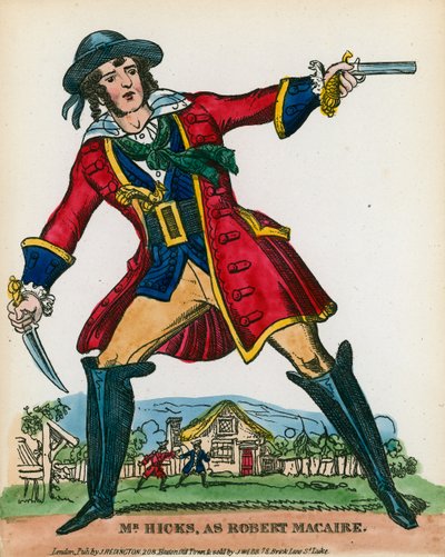 Mr Hicks as Robert Macaire by English School