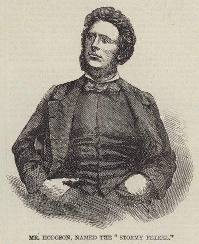 Mr Hodgson, named the "Stormy Petrel" by English School