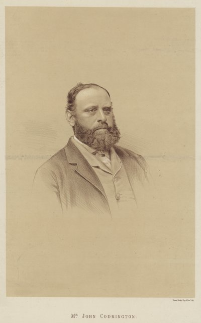Mr John Codrington (litho) by English School