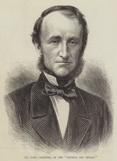 Mr John Lemoinne, of the "Journal des Debats" by English School