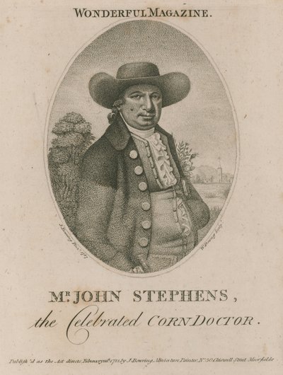 Mr John Stephens, the celebrated corn doctor by English School