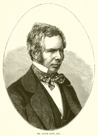 Mr. Locke King, M.P. by English School