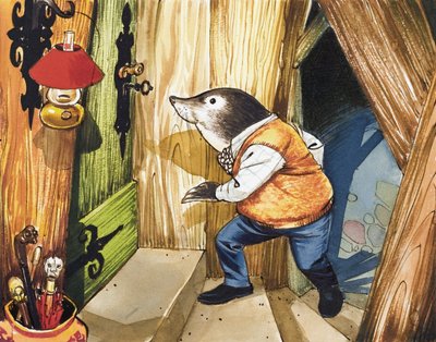 Mr Mole has a visitor by English School
