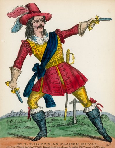 Mr N T Hicks as Claude Duval by English School