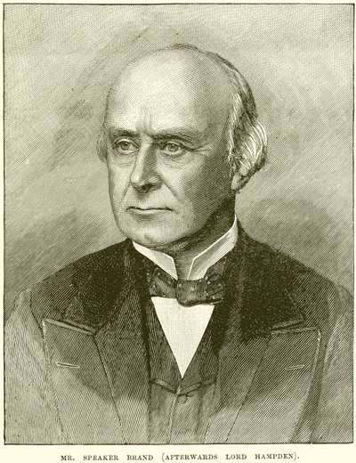 Mr. Speaker Brand (Afterwards Lord Hampden) by English School