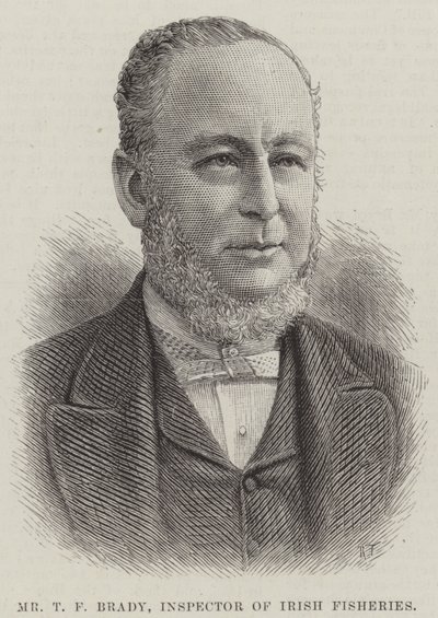 Mr T F Brady, Inspector of Irish Fisheries by English School