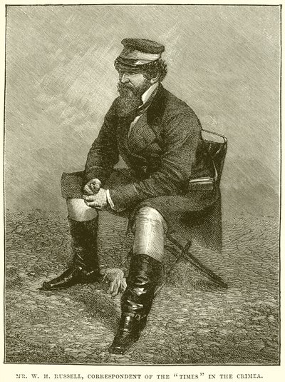 Mr. W. H. Russell, Correspondent of the Times in the Crimea by English School