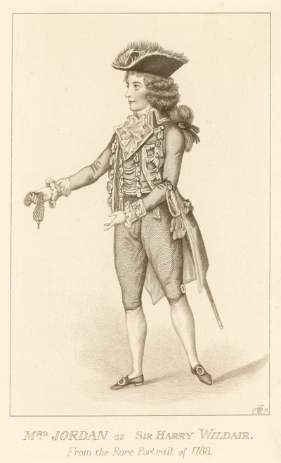 Mrs Jordan as Sir Harry Wildair (1788) by English School