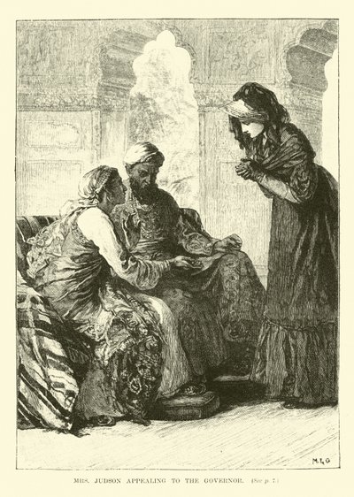 Mrs Judson Appealing to the Governor by English School