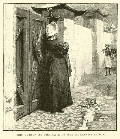 Mrs Judson at the Gate of Her Husband