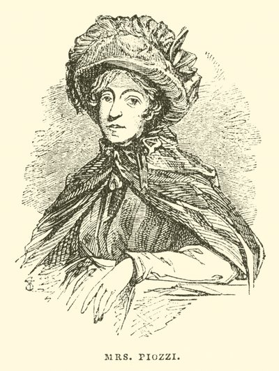 Mrs Piozzi by English School