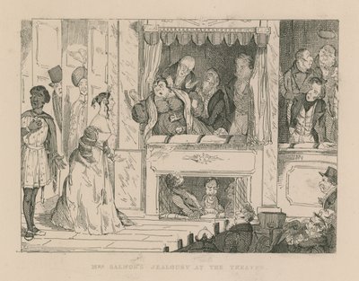 Mrs Salmons jealousy at the theatre by English School
