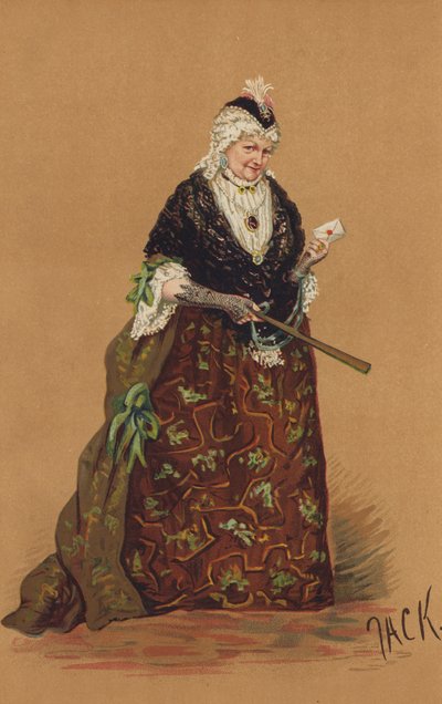 Mrs Stirling as Mrs Malaprop in the Comedy of 