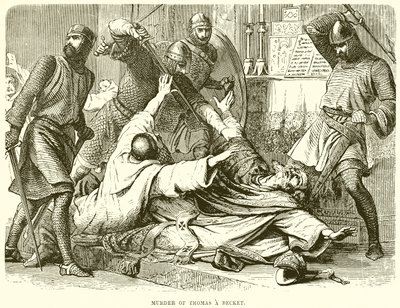 Murder of Thomas a Becket by English School