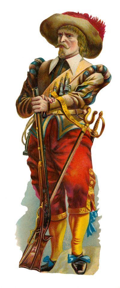 Musketeer of the time of king Charles II by English School