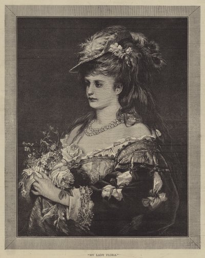 My Lady Flora by English School