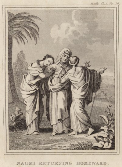 Naomi Returning Homeward by English School