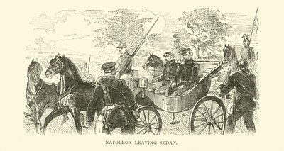 Napoleon leaving Sedan, September 1870 by English School