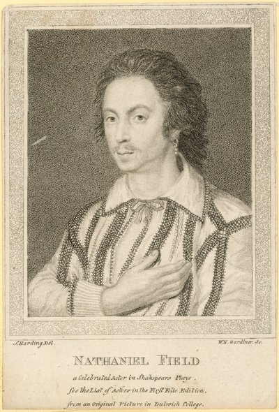 Nathaniel Field, a celebrated actor in Shakespeare plays by English School
