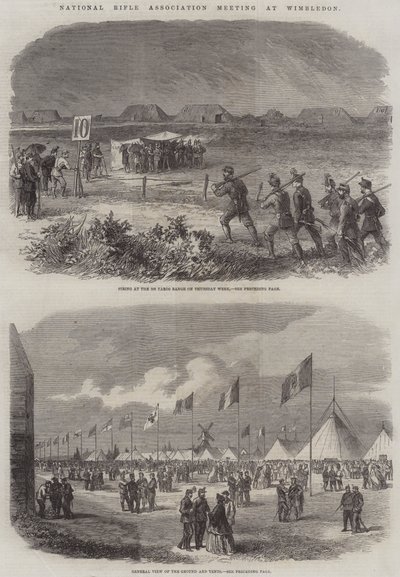 National Rifle Association Meeting at Wimbledon by English School