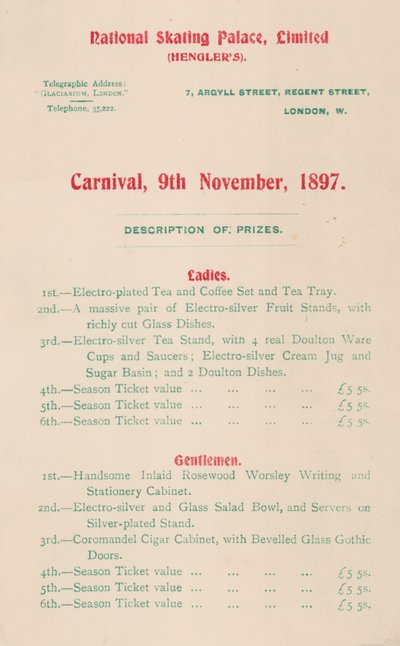 National Skating Palace Carnival by English School