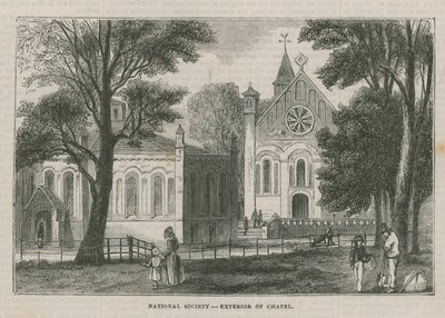 National Society - Exterior of Chapel by English School