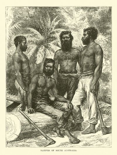 Natives of South Australia by English School