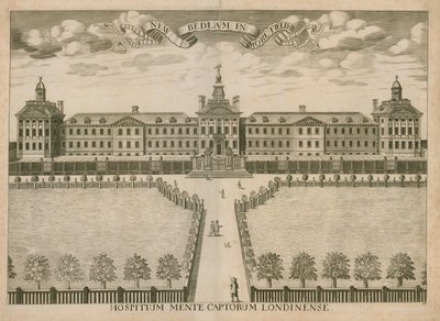 New Bedlam Hospital, Moorfields, London by English School