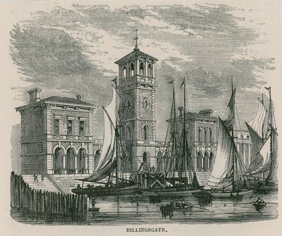New Billingsgate Market by English School