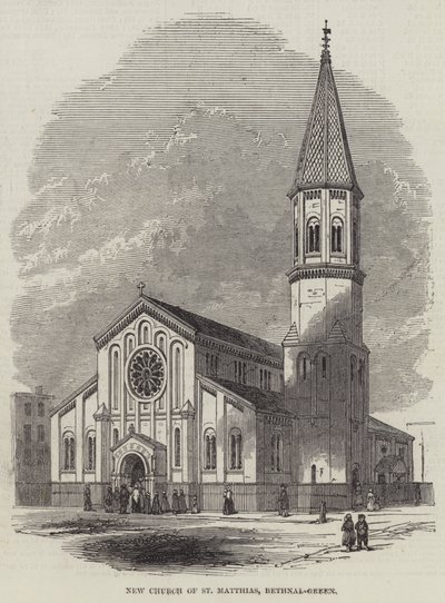 New Church of St Matthias, Bethnal-Green by English School