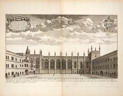 New College, plate 20 from Oxonia Illustrata by David Loggon, Oxford 1675 by English School
