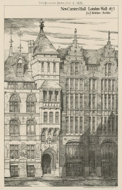 New Curriers Hall, London Wall by English School