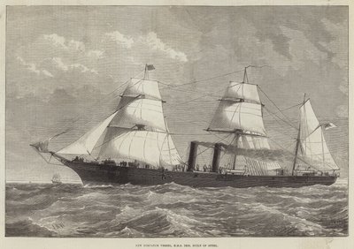 New Despatch Vessel, HMS Iris, Built of Steel by English School