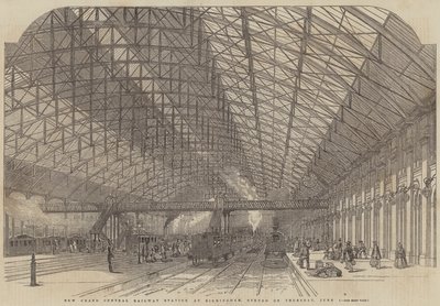 New Grand Central Railway Station, at Birmingham, opened on Thursday by English School