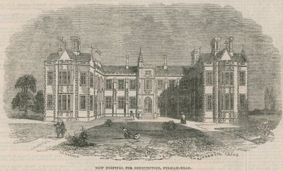 New Hospital for Consumption, Fulham Road by English School