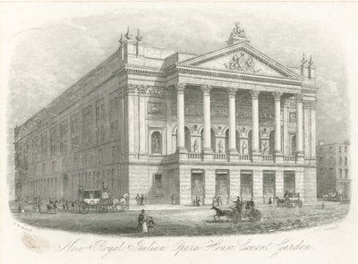 New Royal Italian Opera House, Covent Garden, London by English School